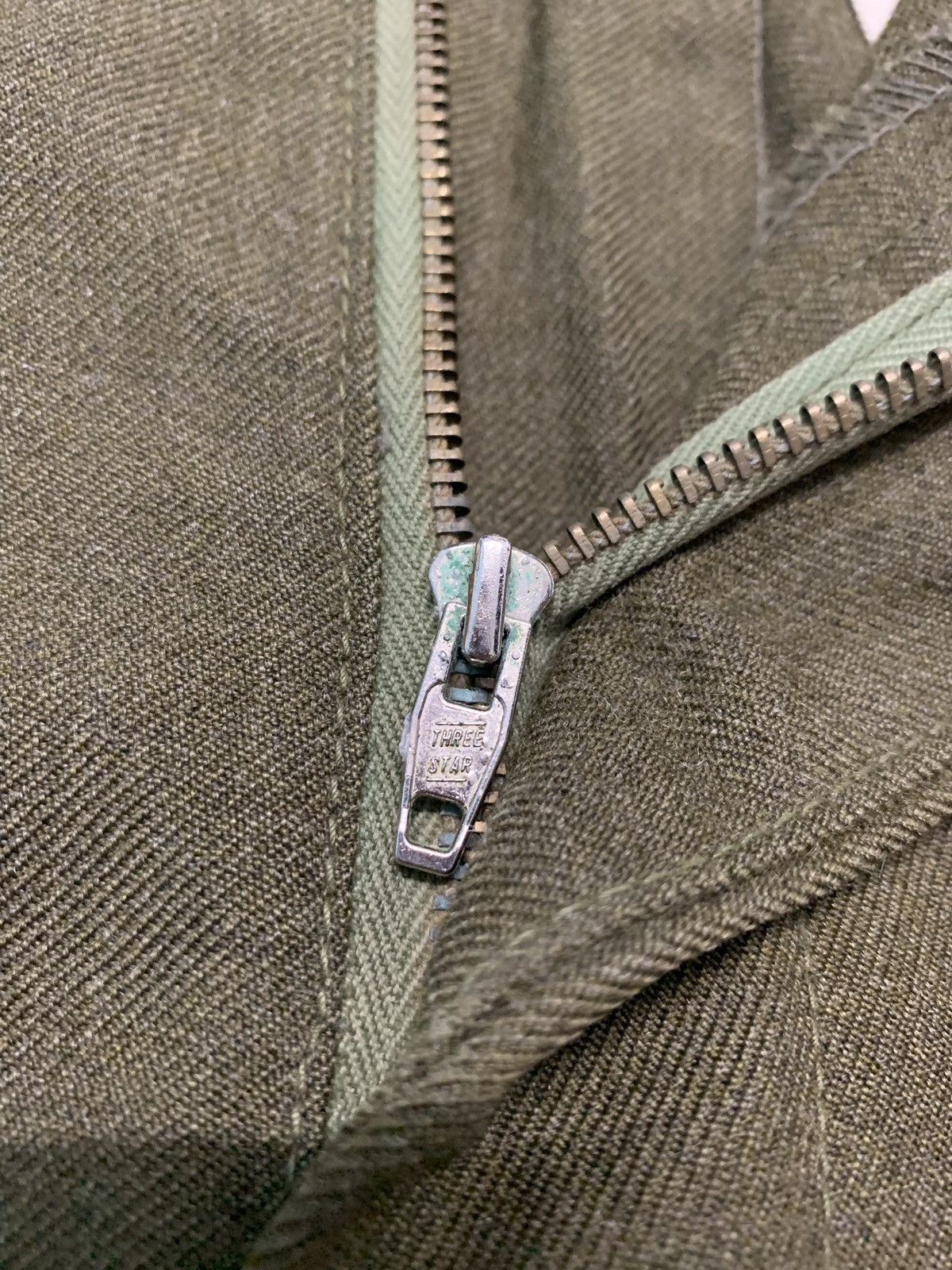 Other RARE‼️Vintage 80s Wool Army Green Military Oversized Pants Size US 38 / EU 54 - 7 Thumbnail