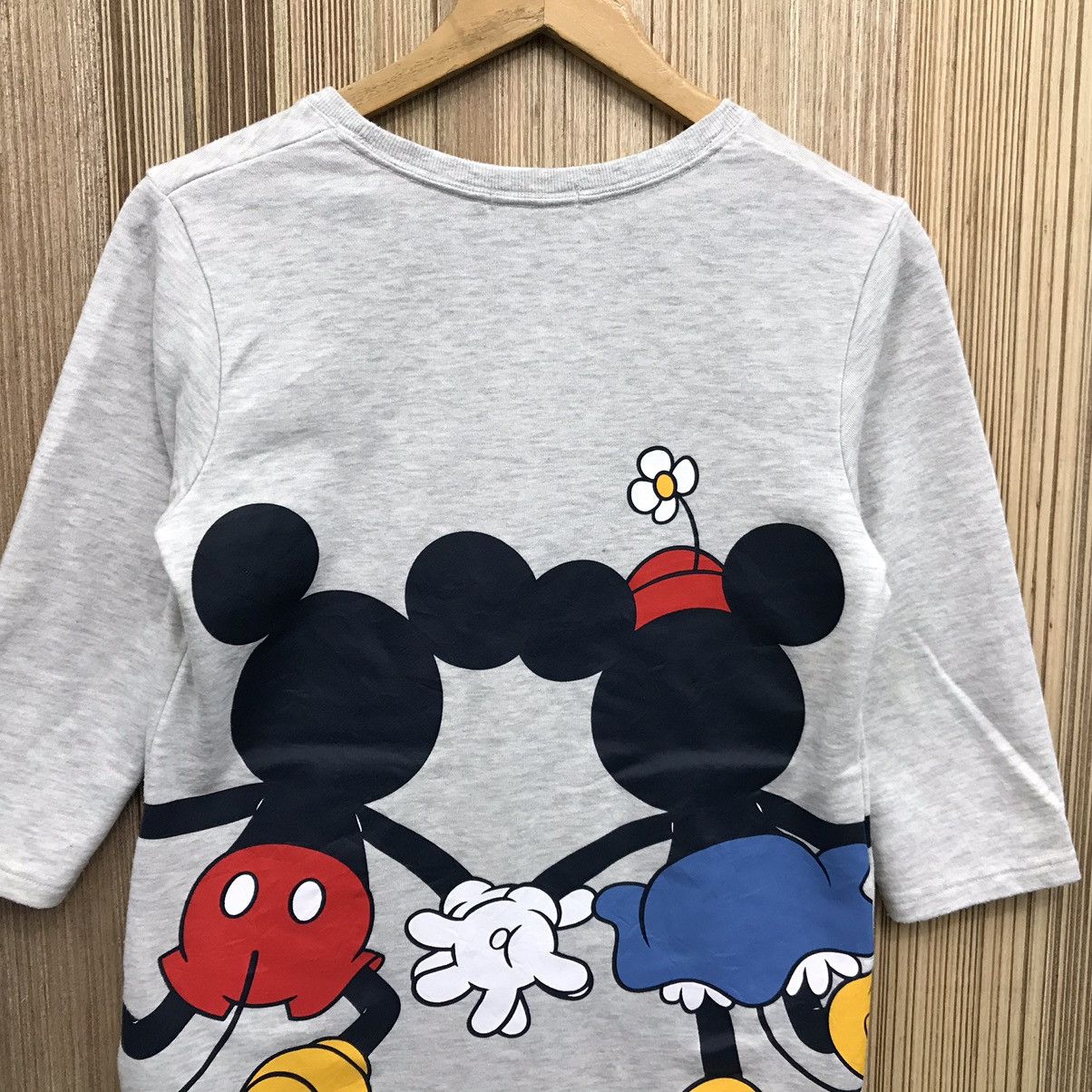 Disney × Mickey Mouse × Vintage Vintage Mickey Mouse Cartoon Raglan Tshirt Size M / US 6-8 / IT 42-44 - 3 Thumbnail
