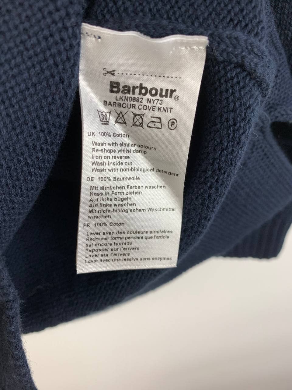 Barbour Barbour sweater blue wool cotton 12 Size US M / EU 48-50 / 2 - 11 Thumbnail
