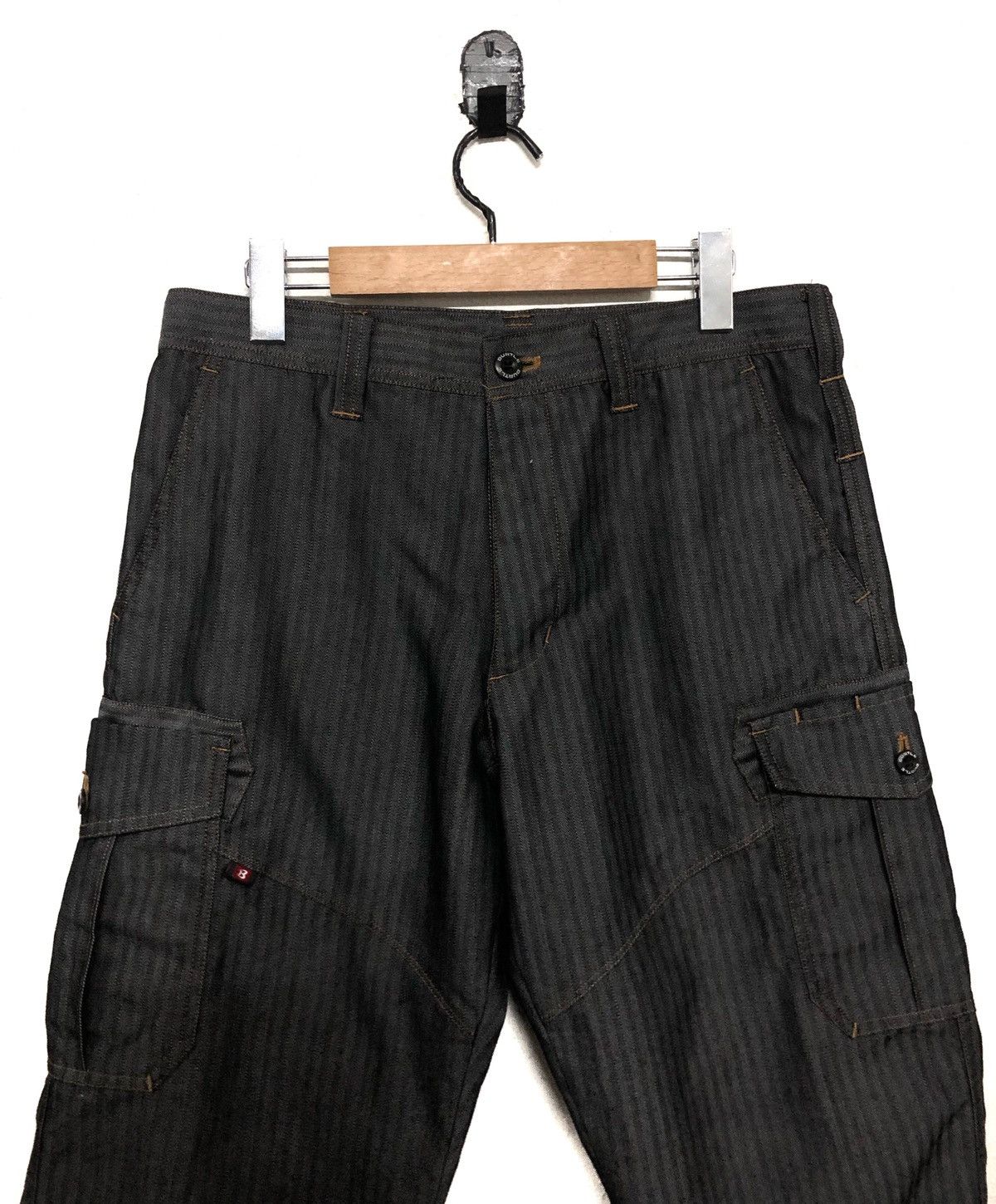 Japanese Brand Burtle Multi Pocket Workwear Cargo casual Pant Size US 32 / EU 48 - 3 Thumbnail