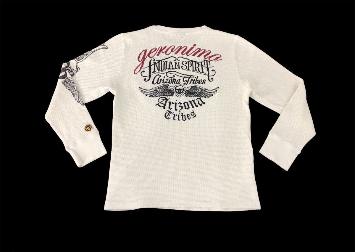 Vintage Vintage Genorimo Spirit Indian Arizona Tribe Chief Usa Tee Size US S / EU 44-46 / 1 - 1 Thumbnail