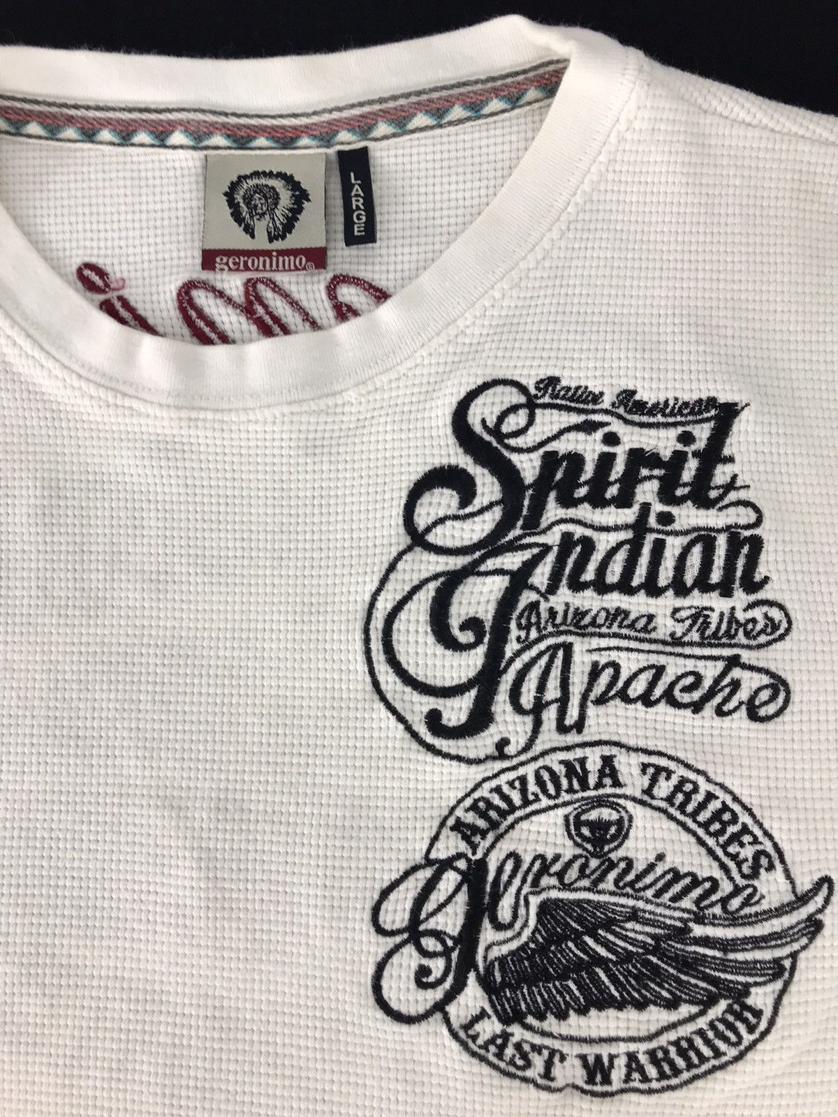 Vintage Vintage Genorimo Spirit Indian Arizona Tribe Chief Usa Tee Size US S / EU 44-46 / 1 - 4 Thumbnail