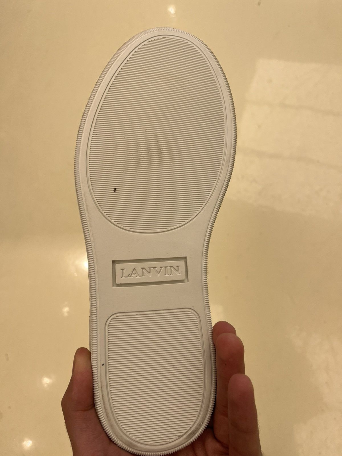 Lanvin Mouth / Tongue Sneakers in White Size US 12 / EU 45 - 5 Thumbnail