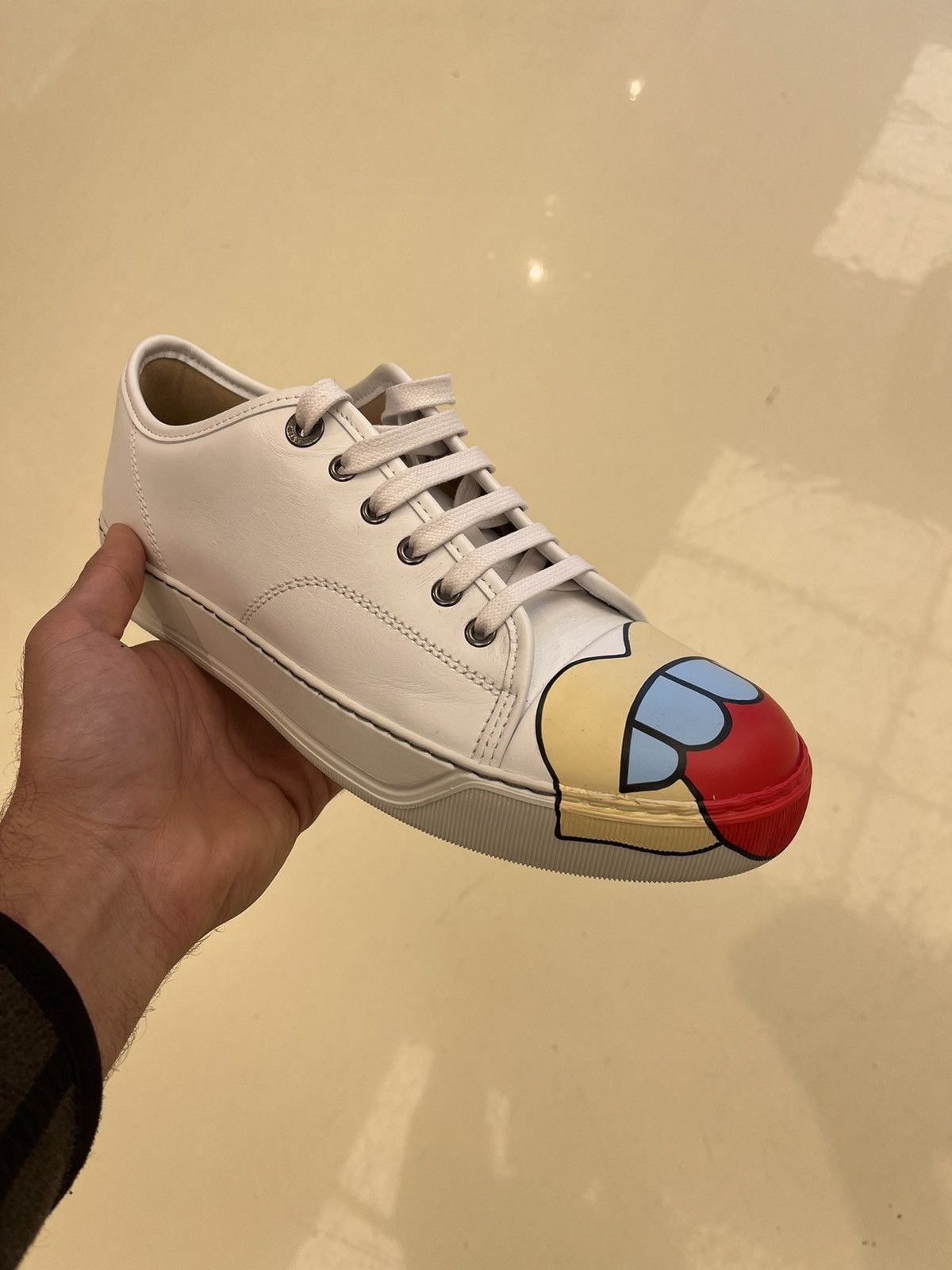 Mouth / Tongue Sneakers in White