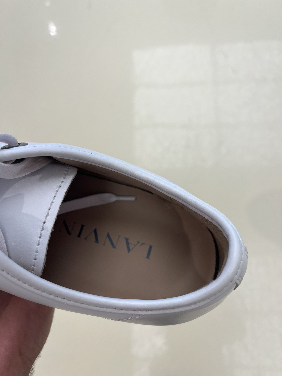 Lanvin Mouth / Tongue Sneakers in White Size US 12 / EU 45 - 6 Thumbnail
