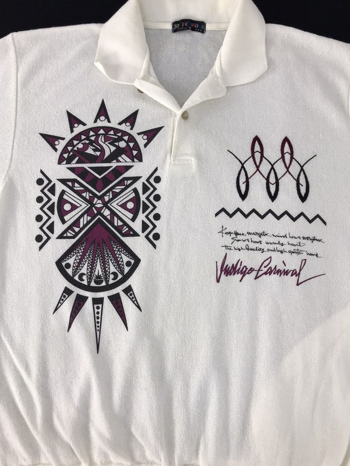 Designer × Vintage Vintage Jack Brown Embroidery Small Logo Aztec Art Design Size US S / EU 44-46 / 1 - 2 Thumbnail