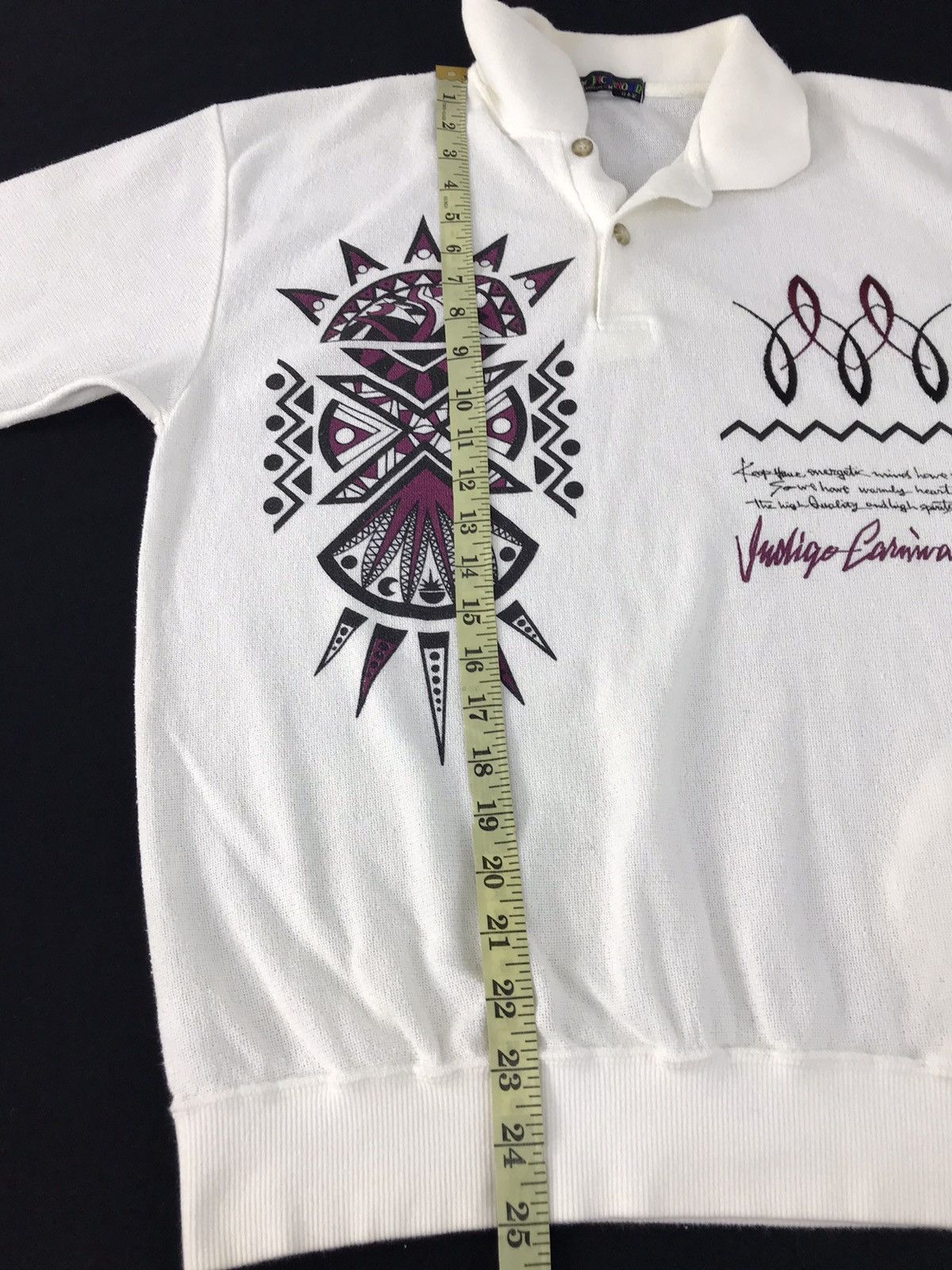 Designer × Vintage Vintage Jack Brown Embroidery Small Logo Aztec Art Design Size US S / EU 44-46 / 1 - 7 Thumbnail