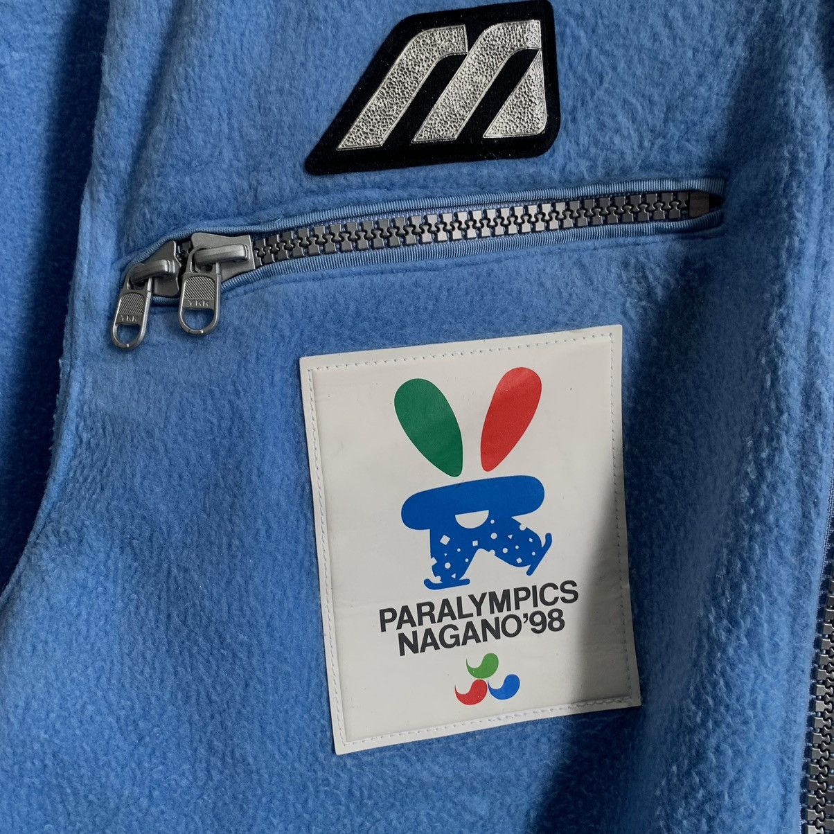 Mizuno × Vintage Vintage Paralympic Nagano 98 Fleece Jacket Size US S / EU 44-46 / 1 - 3 Thumbnail
