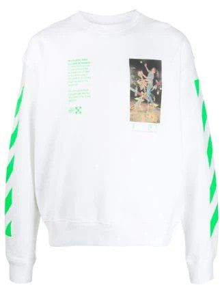 image of Off White Off-White Pascal Painting Print Sweatshirt, Men's (Size Small)