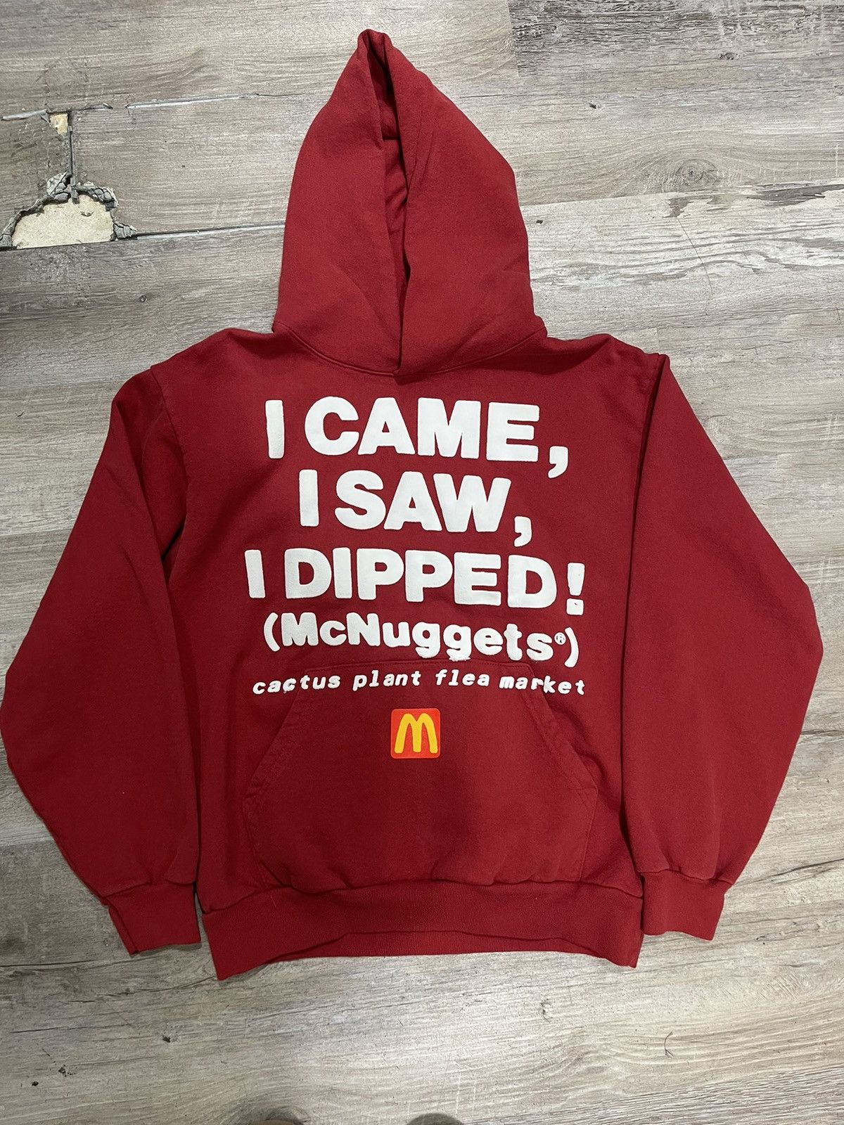 Cactus Plant Flea Market CPFM x McDonald's Team McNuggets Hoodie Red Size US M / EU 48-50 / 2 - 3 Thumbnail