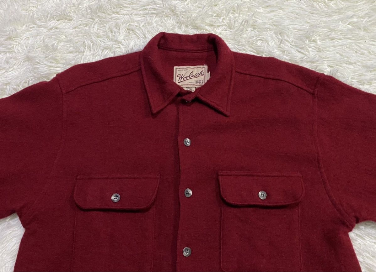 Vintage Woolrich Wool Blend Button Up Shirts Size US M / EU 48-50 / 2 - 3 Thumbnail