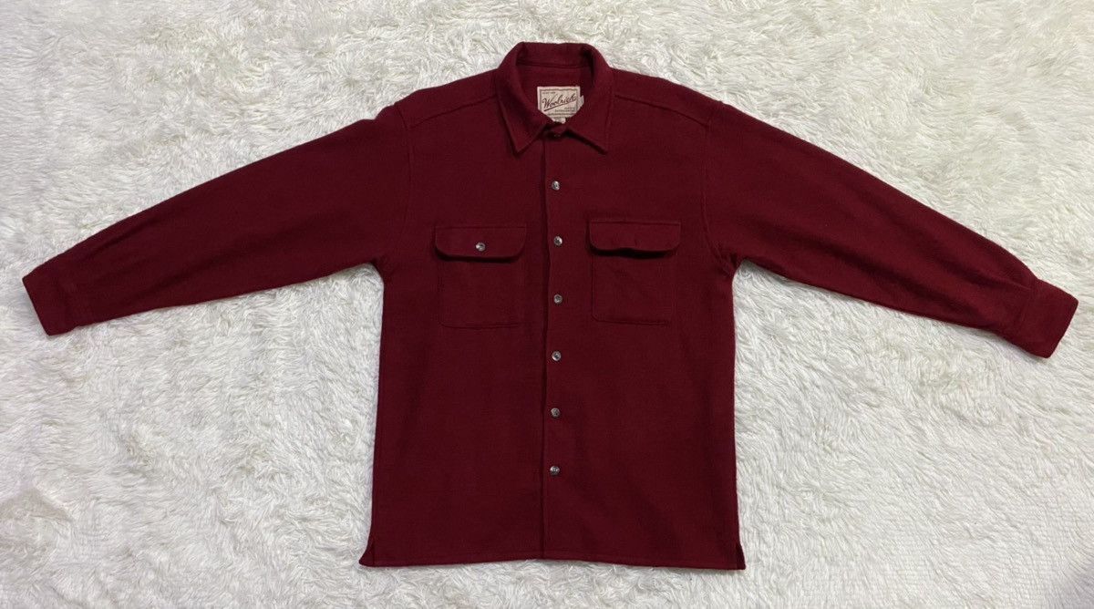 Vintage Woolrich Wool Blend Button Up Shirts Size US M / EU 48-50 / 2 - 1 Thumbnail