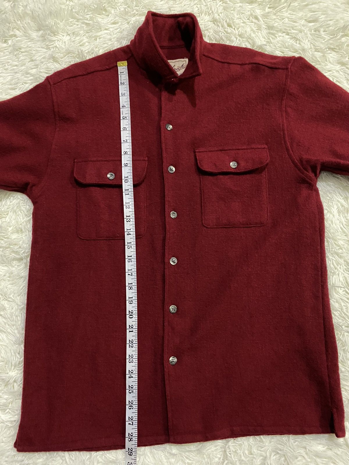Vintage Woolrich Wool Blend Button Up Shirts Size US M / EU 48-50 / 2 - 13 Thumbnail
