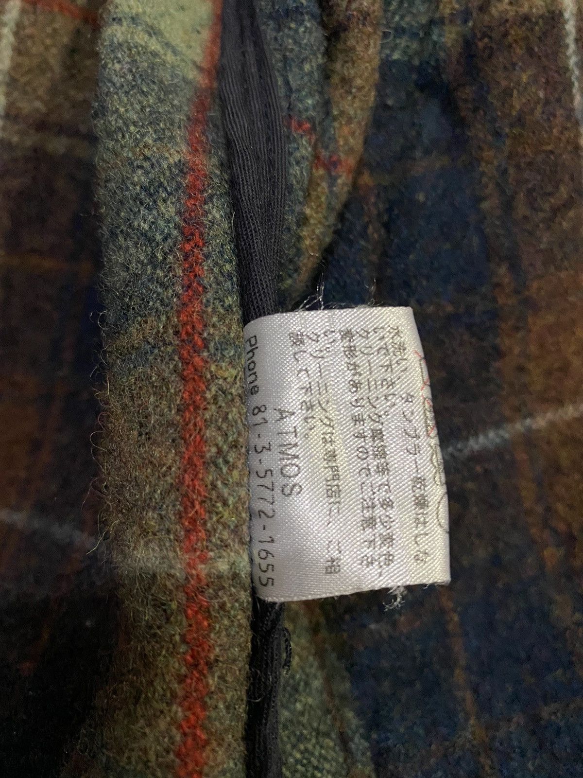 atmos Atmos Denim ATJ-03-2011 Shacket Wool Checked Flannel Size US L / EU 52-54 / 3 - 15 Thumbnail