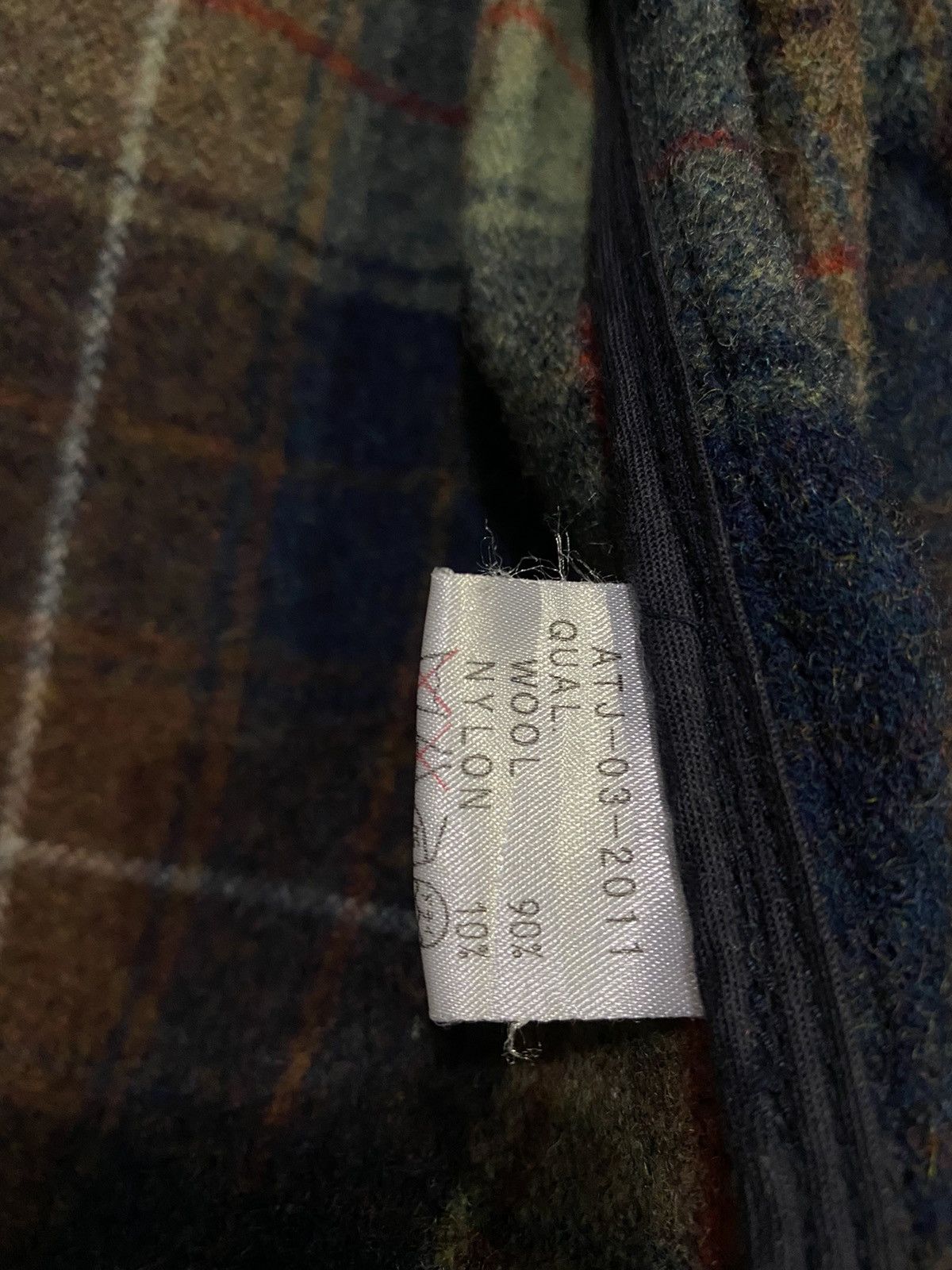 atmos Atmos Denim ATJ-03-2011 Shacket Wool Checked Flannel Size US L / EU 52-54 / 3 - 14 Thumbnail