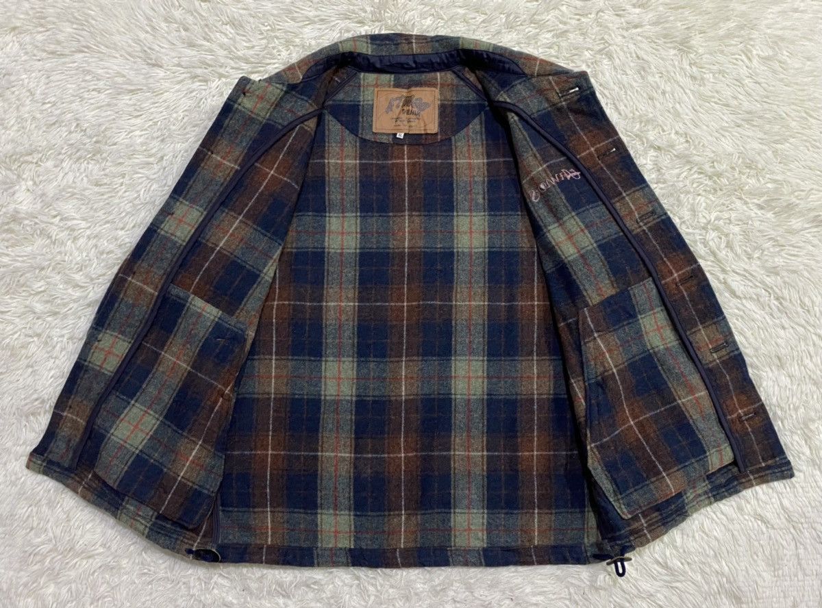 atmos Atmos Denim ATJ-03-2011 Shacket Wool Checked Flannel Size US L / EU 52-54 / 3 - 12 Thumbnail