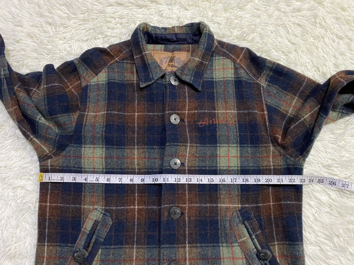 atmos Atmos Denim ATJ-03-2011 Shacket Wool Checked Flannel Size US L / EU 52-54 / 3 - 16 Thumbnail