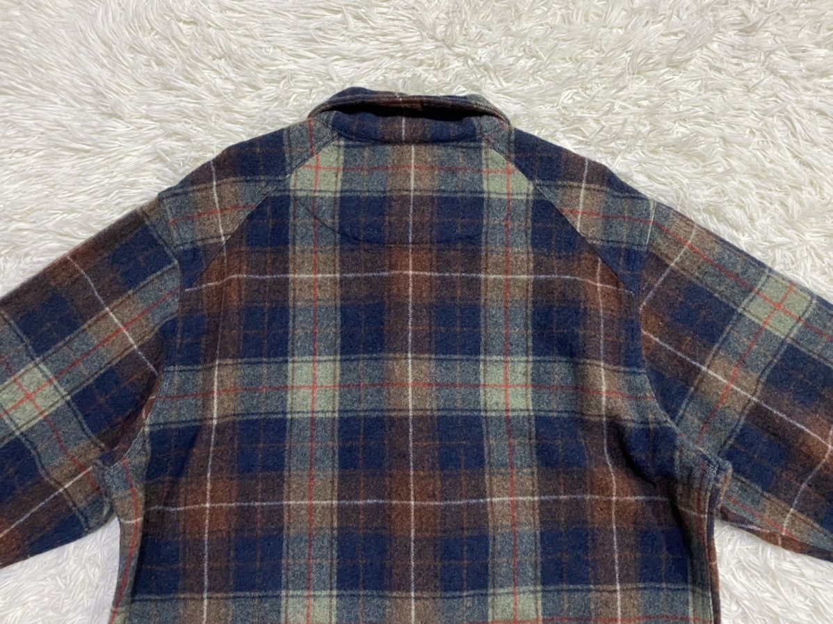atmos Atmos Denim ATJ-03-2011 Shacket Wool Checked Flannel Size US L / EU 52-54 / 3 - 9 Thumbnail