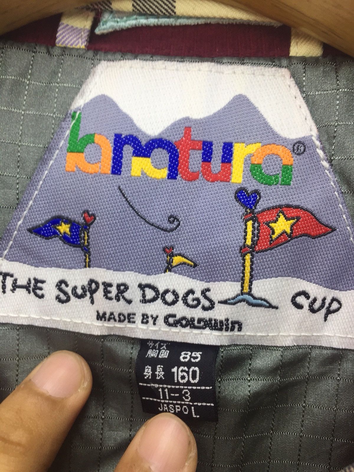 Goldwin Vintage Lanatura by Goldwin Snow Jacket SkiWear Size US L / EU 52-54 / 3 - 3 Thumbnail