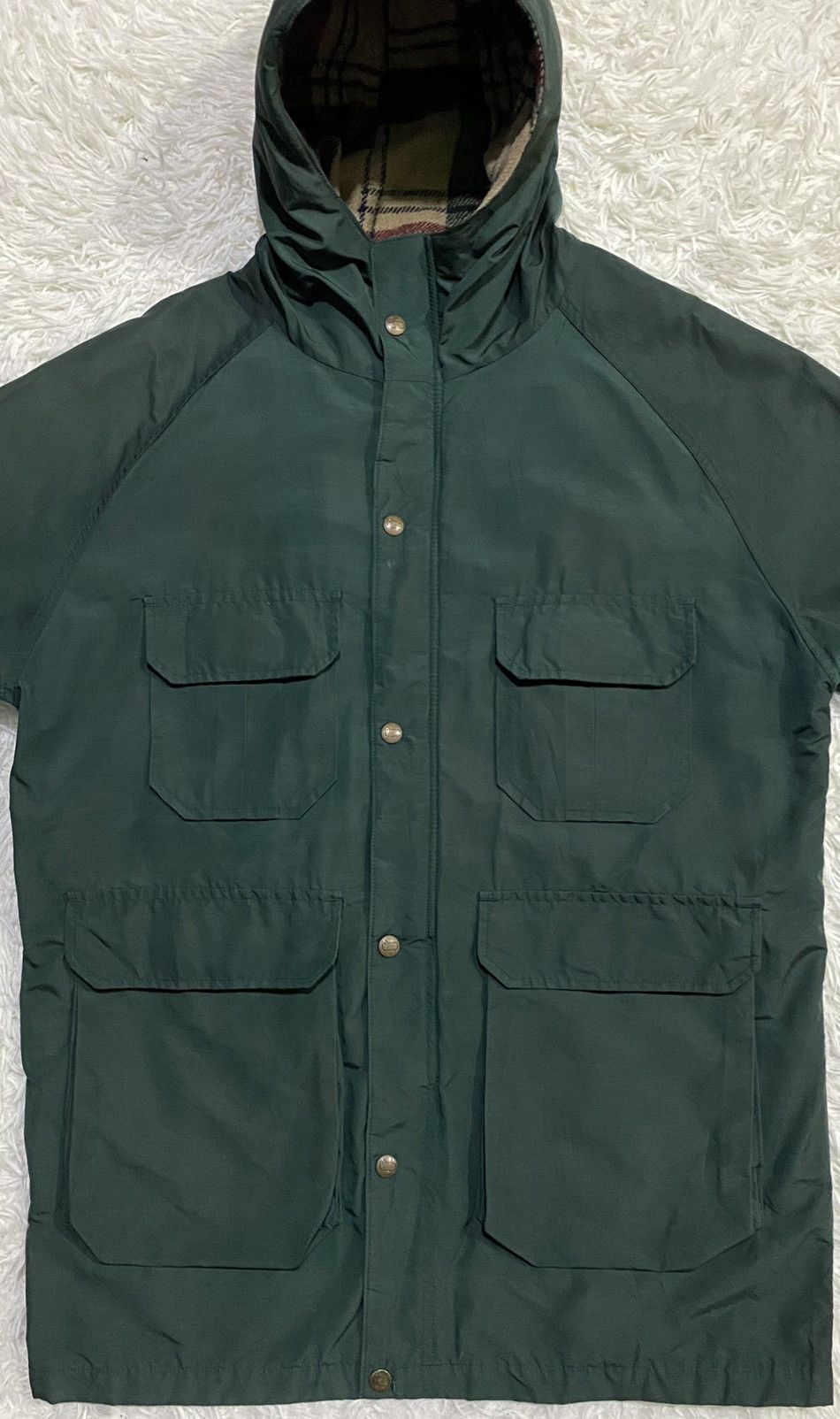 Vintage Vintage Woolrich Wool Checked Lined Parka Jacket Size US M / EU 48-50 / 2 - 4 Thumbnail
