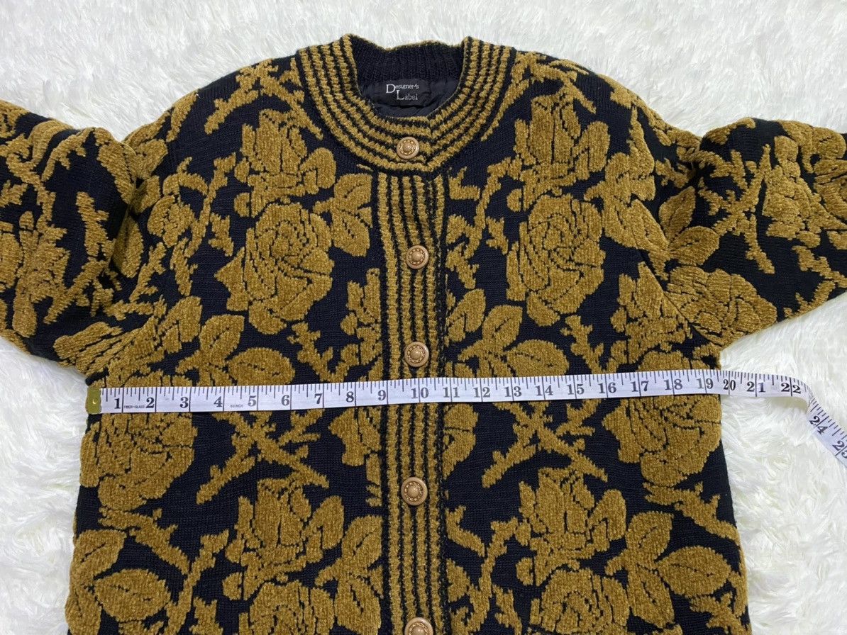 Japanese Brand Designer Label Ichioku Tapestry Floral Button Up Sweater Size US M / EU 48-50 / 2 - 13 Thumbnail