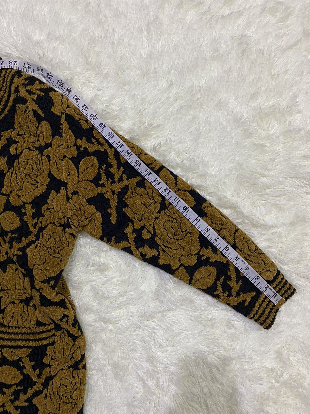 Japanese Brand Designer Label Ichioku Tapestry Floral Button Up Sweater Size US M / EU 48-50 / 2 - 15 Thumbnail