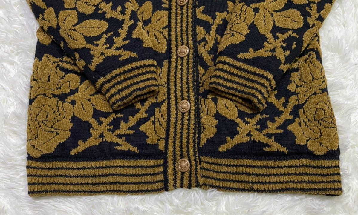 Japanese Brand Designer Label Ichioku Tapestry Floral Button Up Sweater Size US M / EU 48-50 / 2 - 5 Thumbnail
