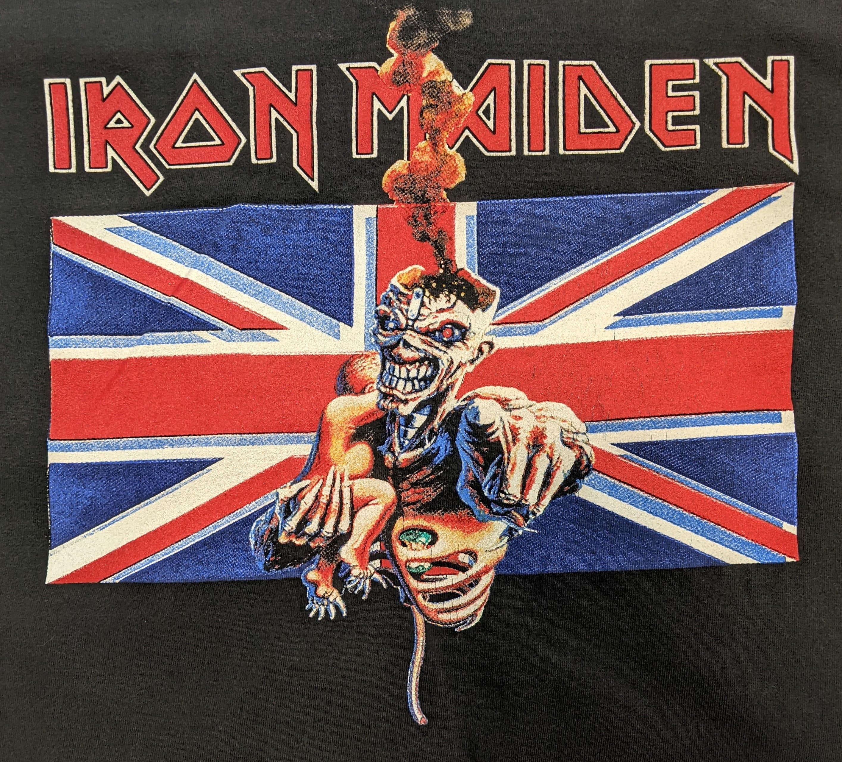 Band Tees × Iron Maiden × Vintage Vintage Iron Maiden " Don't Walk" Motorcycle T Shirt Size US XL / EU 56 / 4 - 4 Thumbnail