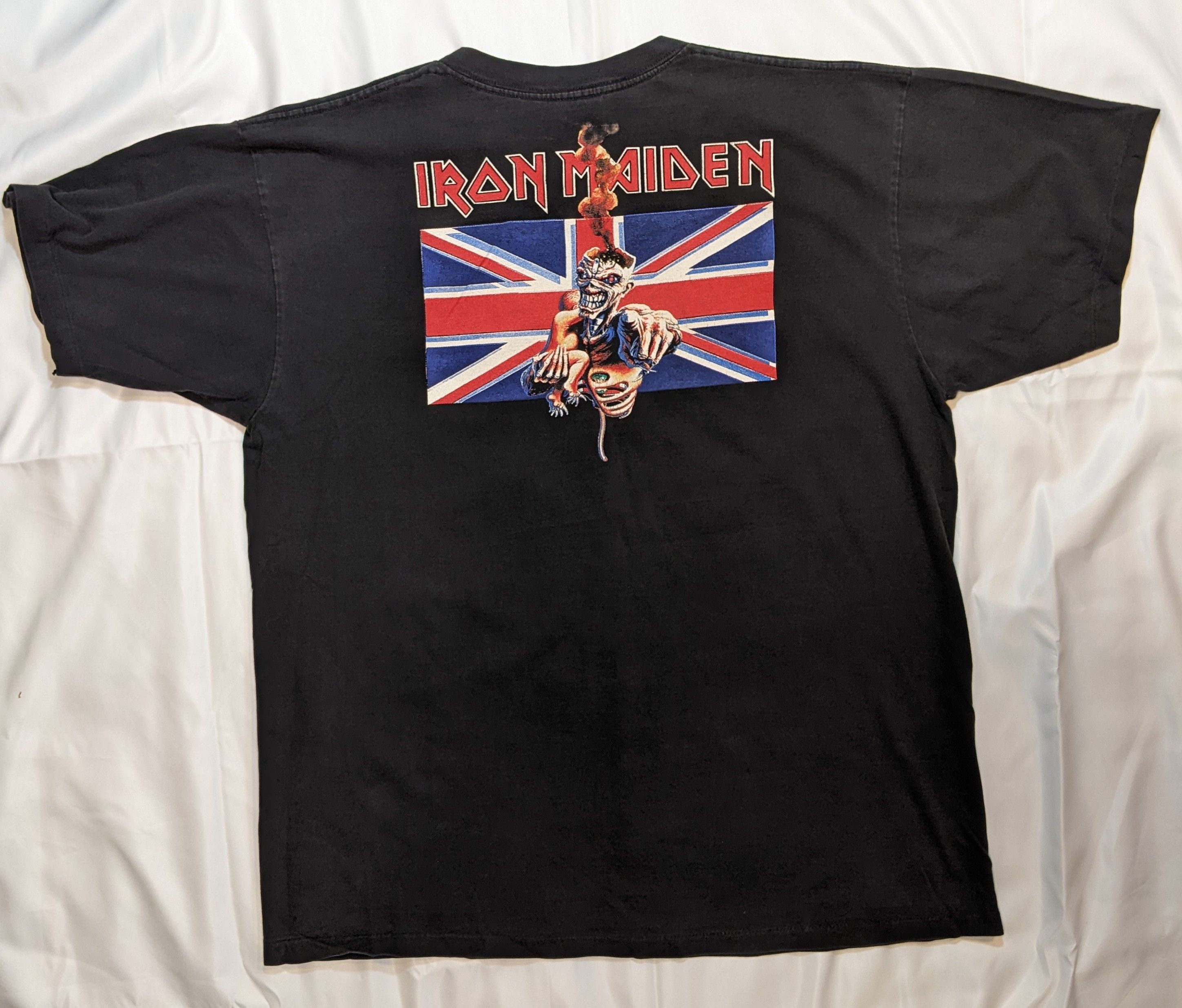 Band Tees × Iron Maiden × Vintage Vintage Iron Maiden " Don't Walk" Motorcycle T Shirt Size US XL / EU 56 / 4 - 2 Thumbnail