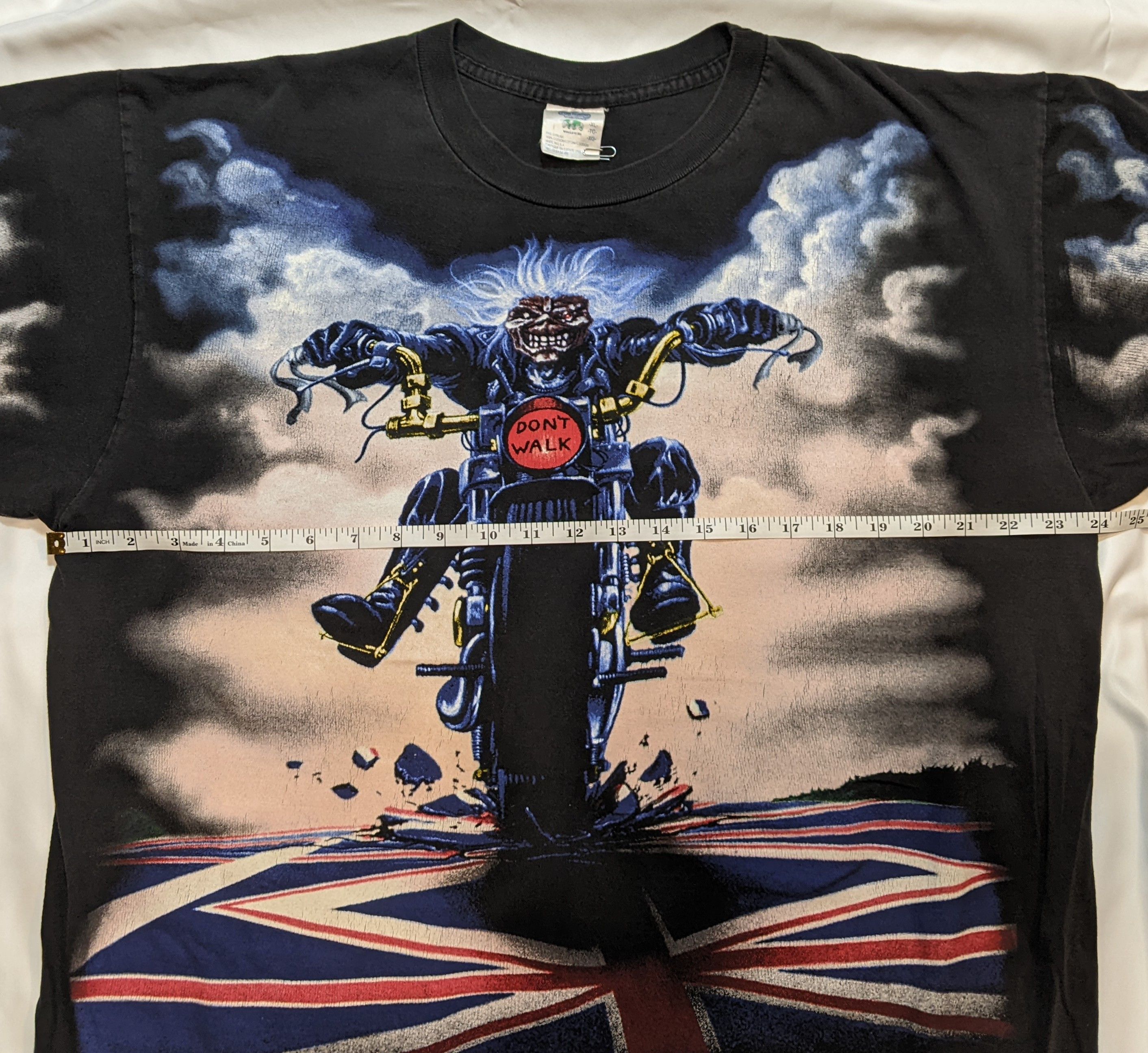 Band Tees × Iron Maiden × Vintage Vintage Iron Maiden " Don't Walk" Motorcycle T Shirt Size US XL / EU 56 / 4 - 10 Thumbnail
