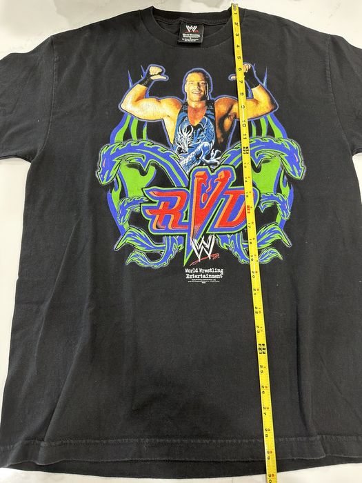 Vintage 2002 Vintage WWE WWF Rob Van Dam RVD 420 4:20 T-Shirt | Grailed