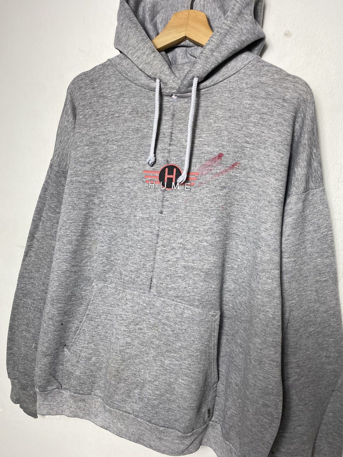 Japanese Brand Vintage Hume Skateboard Distressed Hoodies Hooksup Birdhouse Size US XL / EU 56 / 4 - 3 Thumbnail