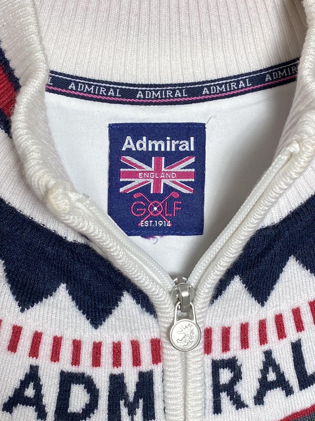 Japanese Brand Vintage Admiral England Knit Sweater Size US M / EU 48-50 / 2 - 3 Thumbnail