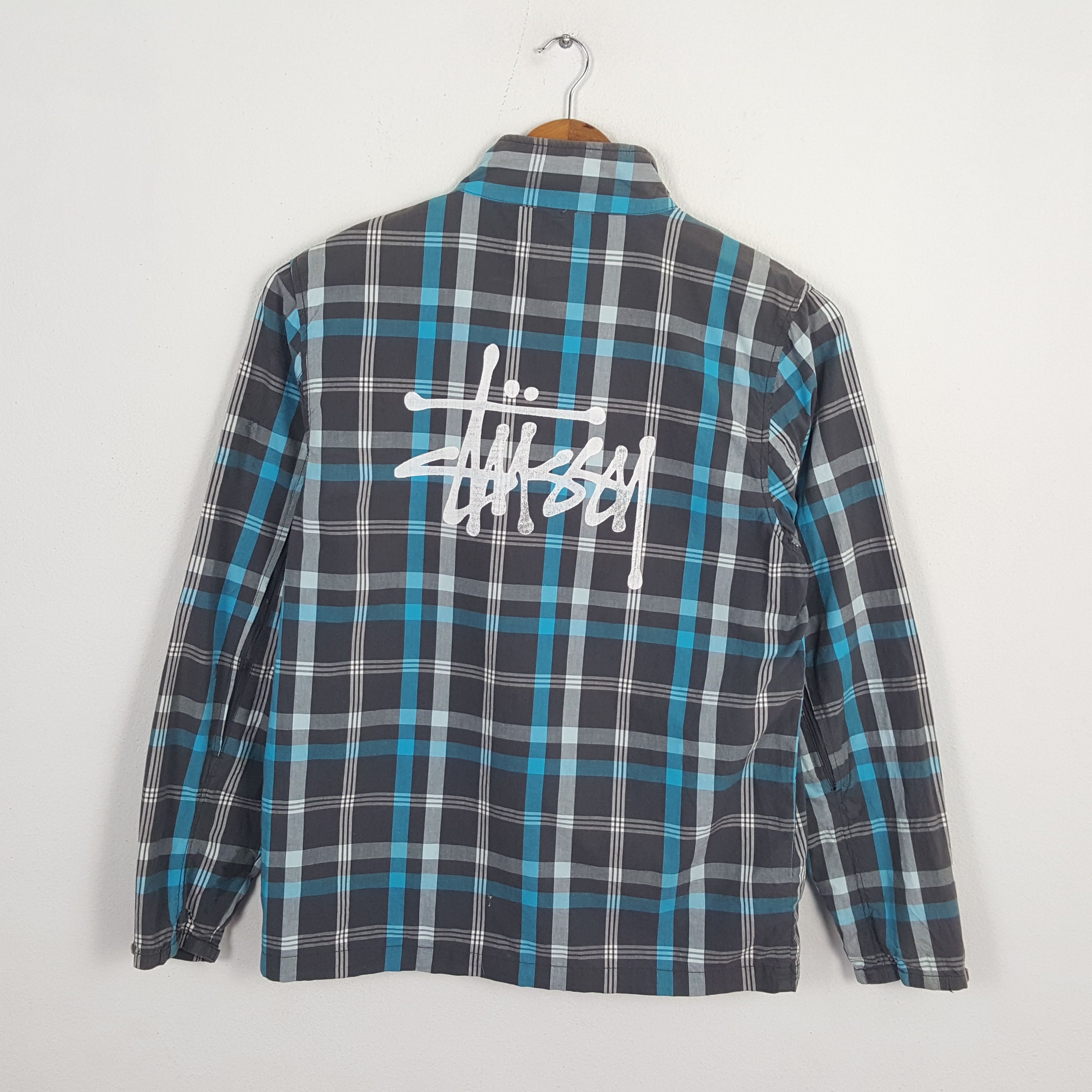 Stussy × Vintage Vintage STUSSY Streetwear Skateboard Logo Jacket Size US M / EU 48-50 / 2 - 1 Thumbnail