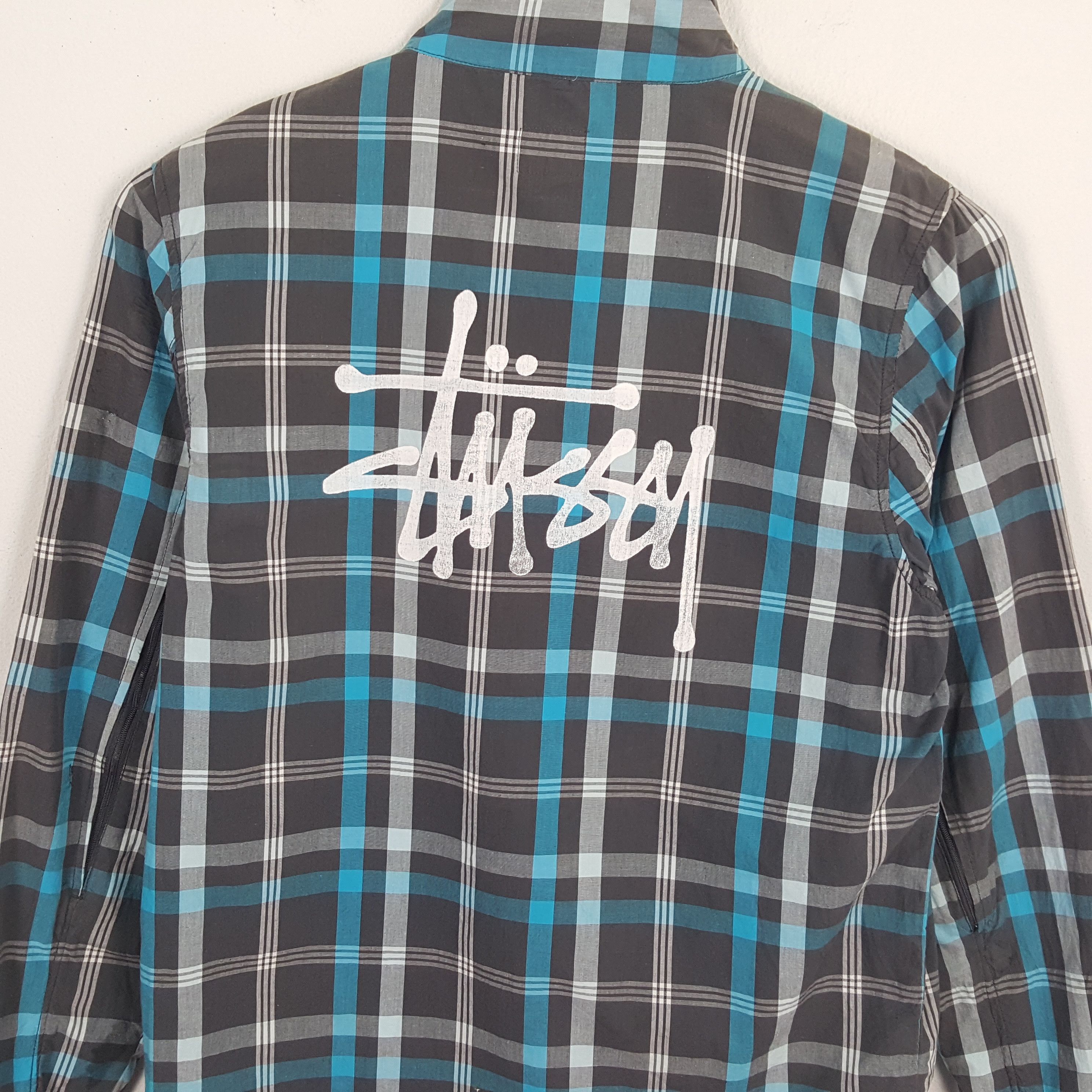 Stussy × Vintage Vintage STUSSY Streetwear Skateboard Logo Jacket Size US M / EU 48-50 / 2 - 2 Thumbnail