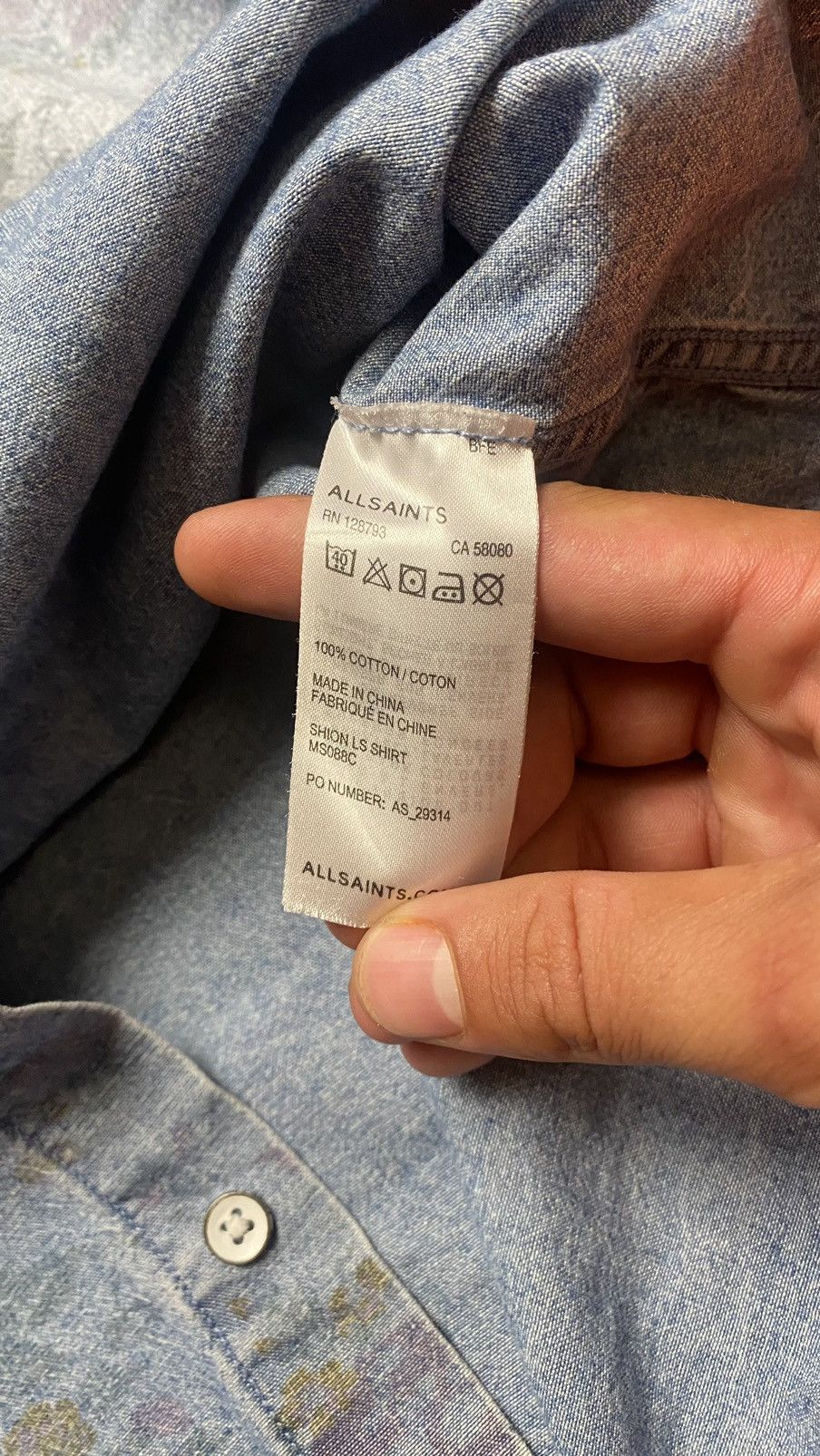 Allsaints Allsaints shirts Size US S / EU 44-46 / 1 - 7 Thumbnail