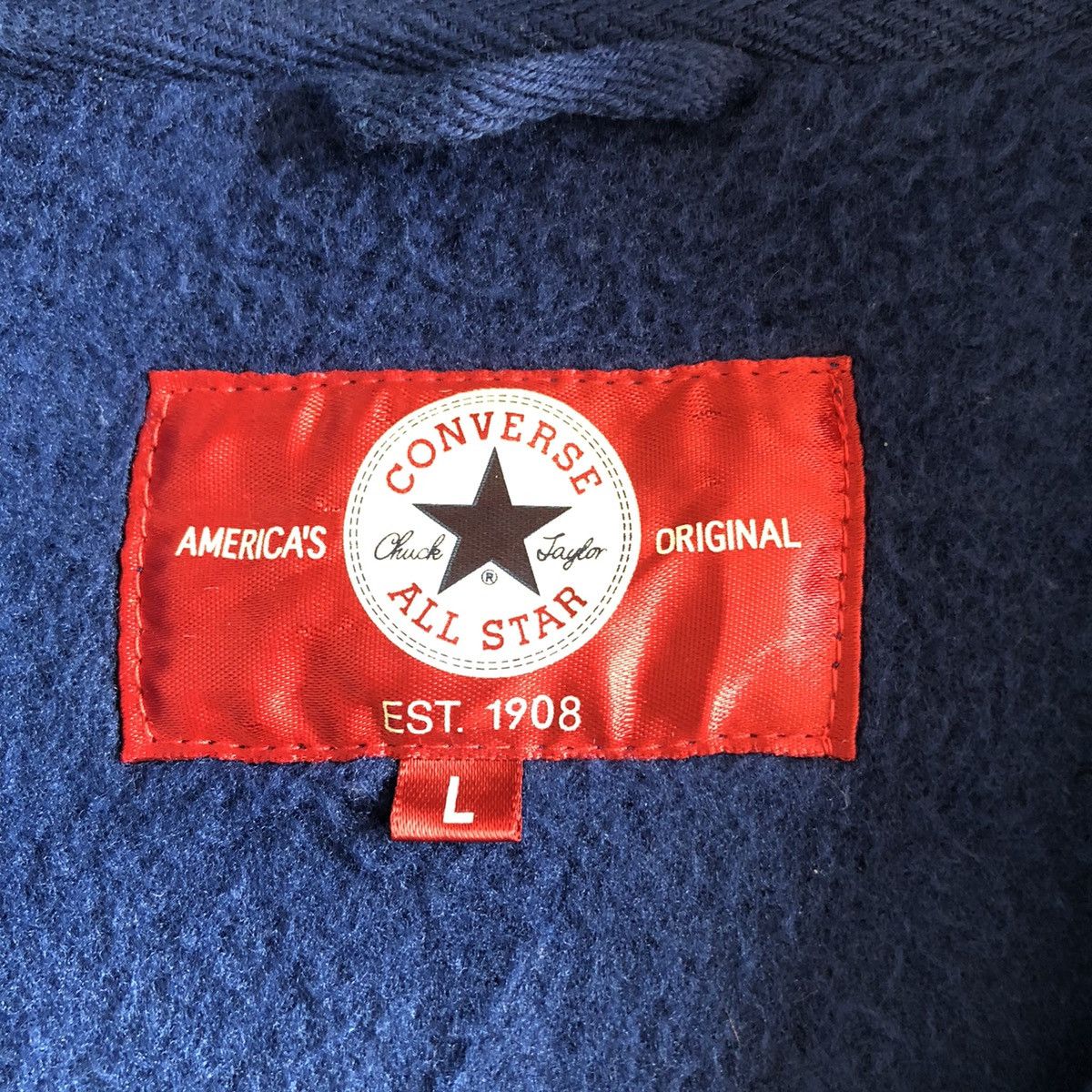 Converse Converse Varsity Style Zipper Jacket Size US L / EU 52-54 / 3 - 8 Thumbnail