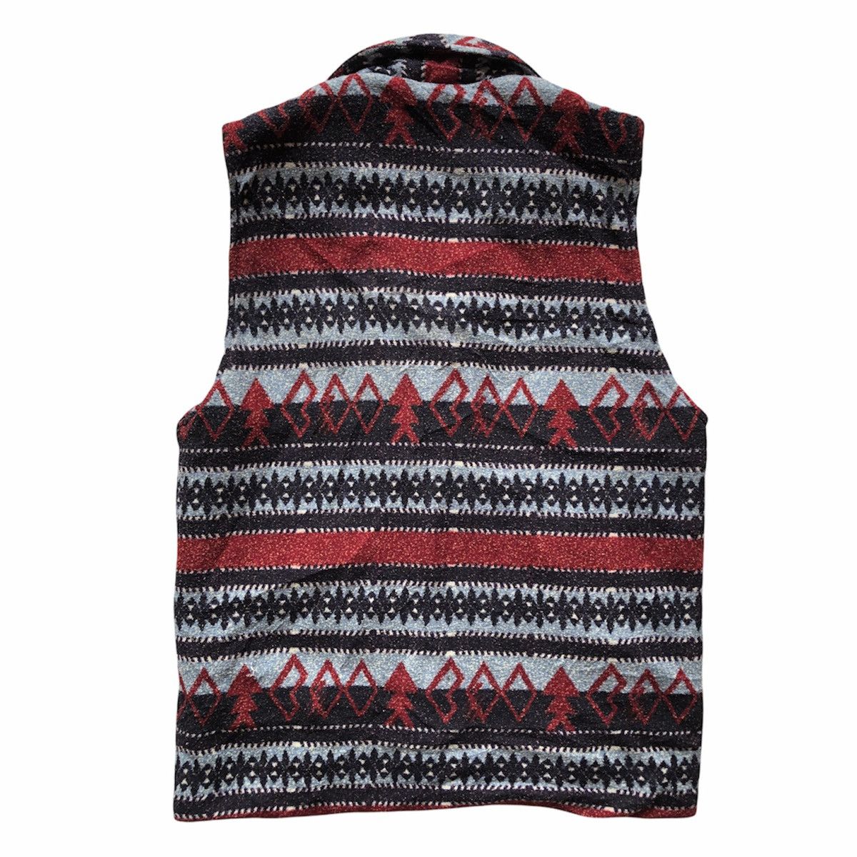 Native Vintage 80's Vest Navajo Native Shawl Collar Size US XXL / EU 58 / 5 - 6 Thumbnail