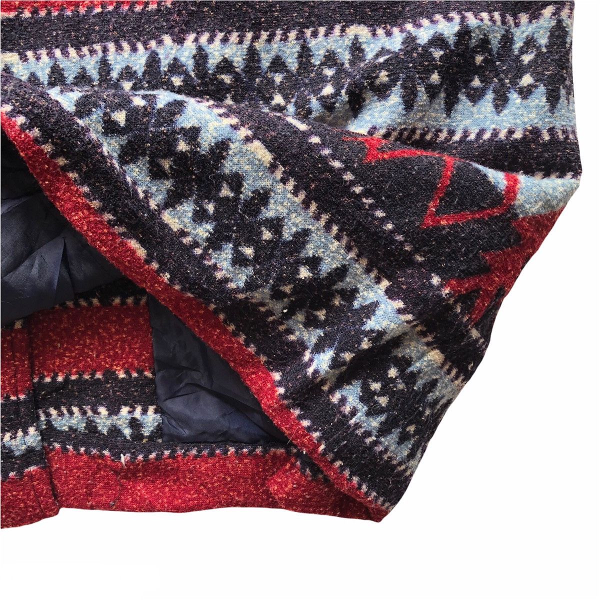 Native Vintage 80's Vest Navajo Native Shawl Collar Size US XXL / EU 58 / 5 - 10 Thumbnail