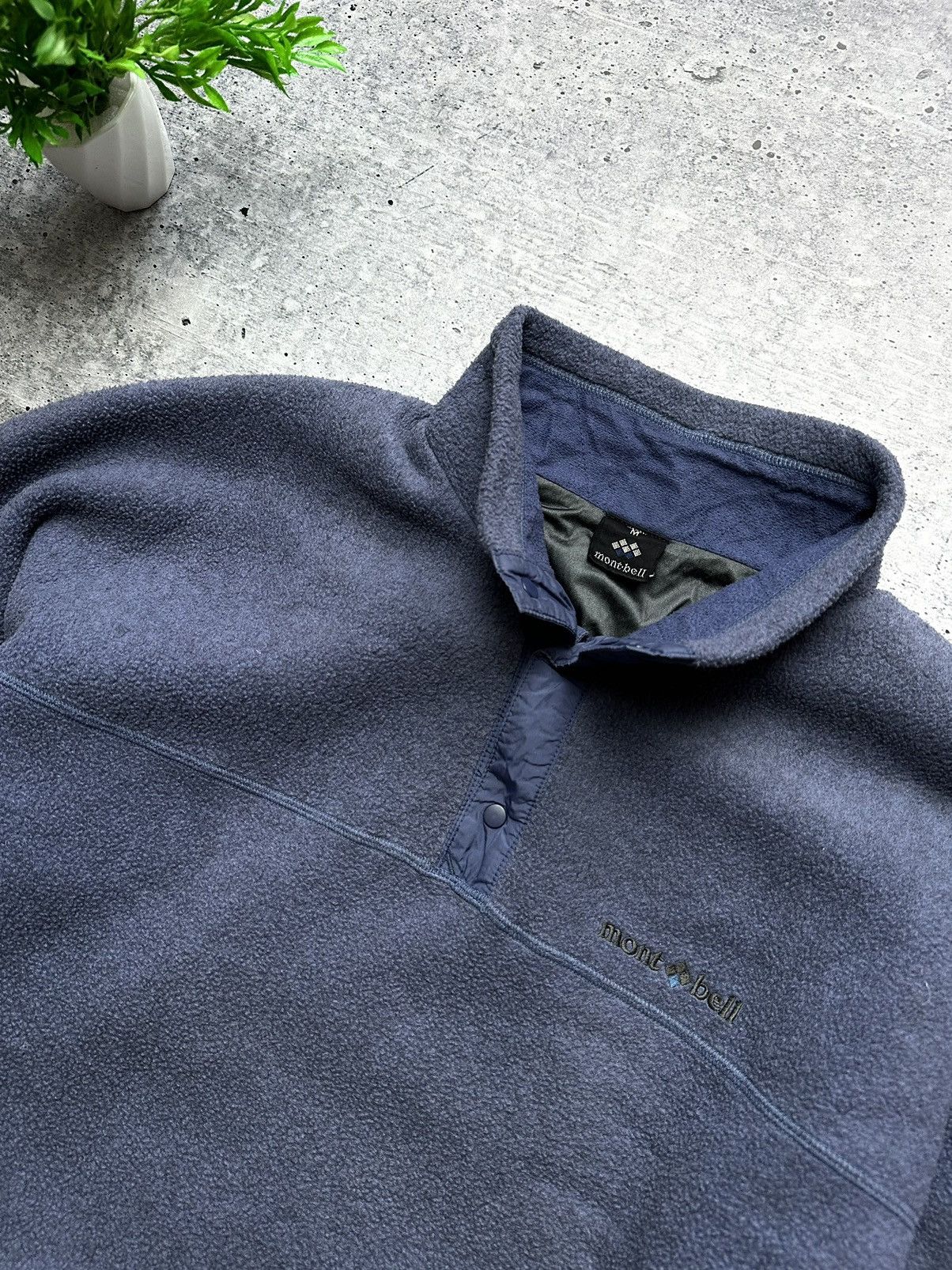 Vintage 90s Montbell Pullover Fleece Polar Climaplus Jacket