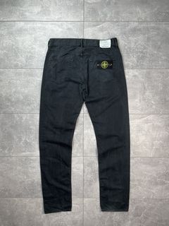 Mens black best sale stone island jeans