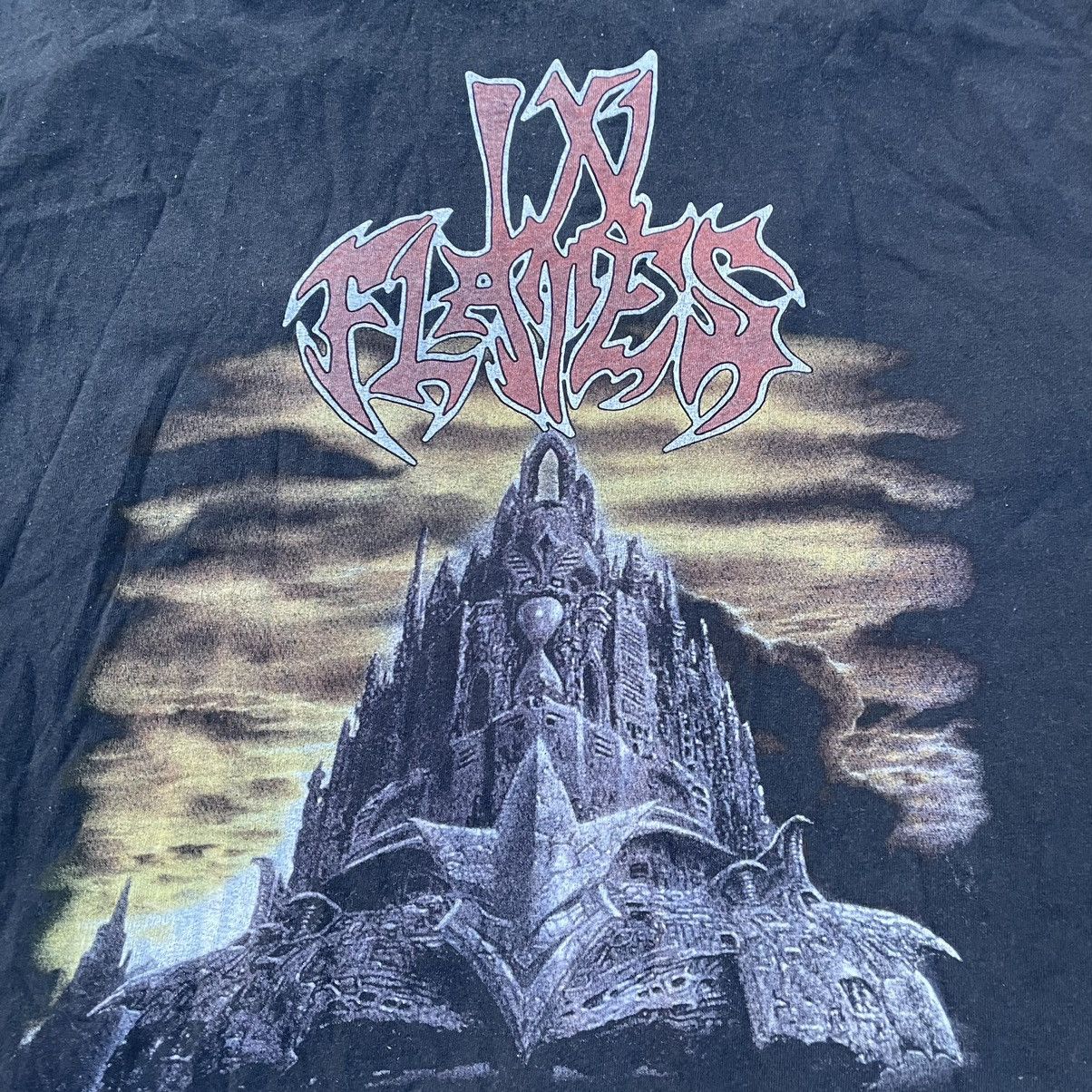 Vintage Vintage Y2K Sun Faded Graphic Tee Dark Horror Aesthetic XXL Size US XXL / EU 58 / 5 - 4 Thumbnail