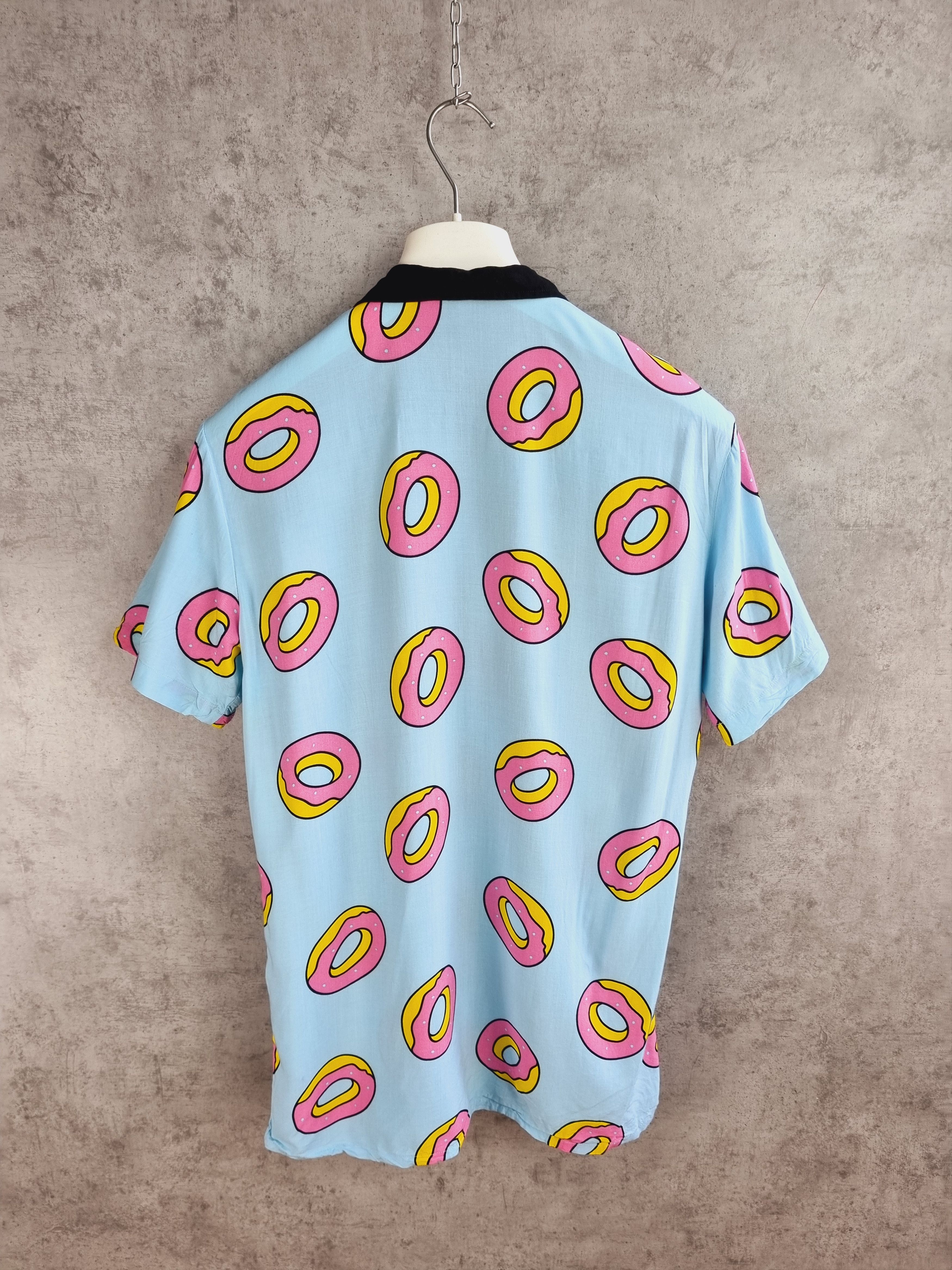 Golf Wang × Odd Future × Tyler The Creator Rare GOLF WANG Rayon Donuts Shirt Tyler OFWGKTA Size US S / EU 44-46 / 1 - 3 Thumbnail