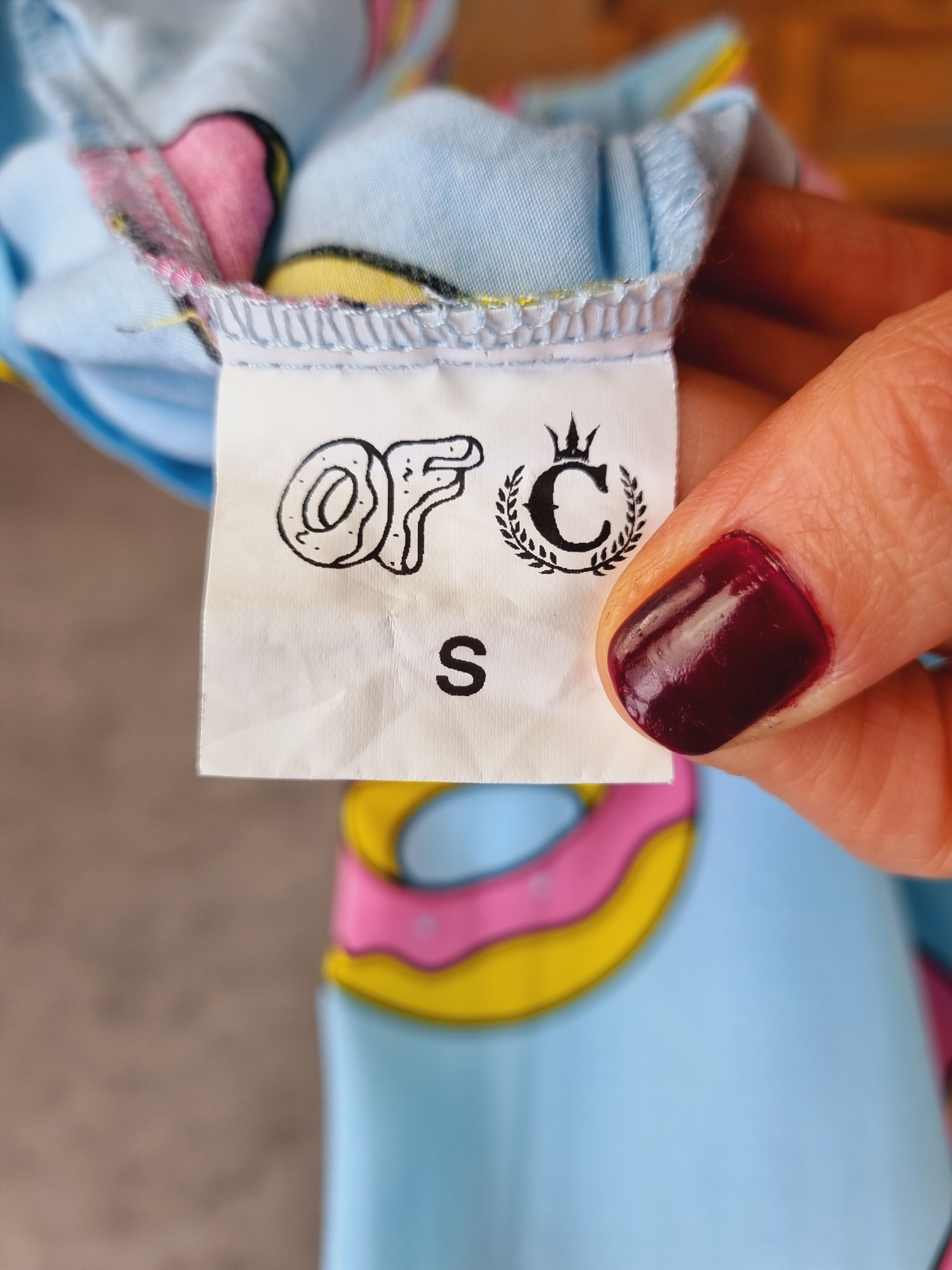 Golf Wang × Odd Future × Tyler The Creator Rare GOLF WANG Rayon Donuts Shirt Tyler OFWGKTA Size US S / EU 44-46 / 1 - 5 Thumbnail