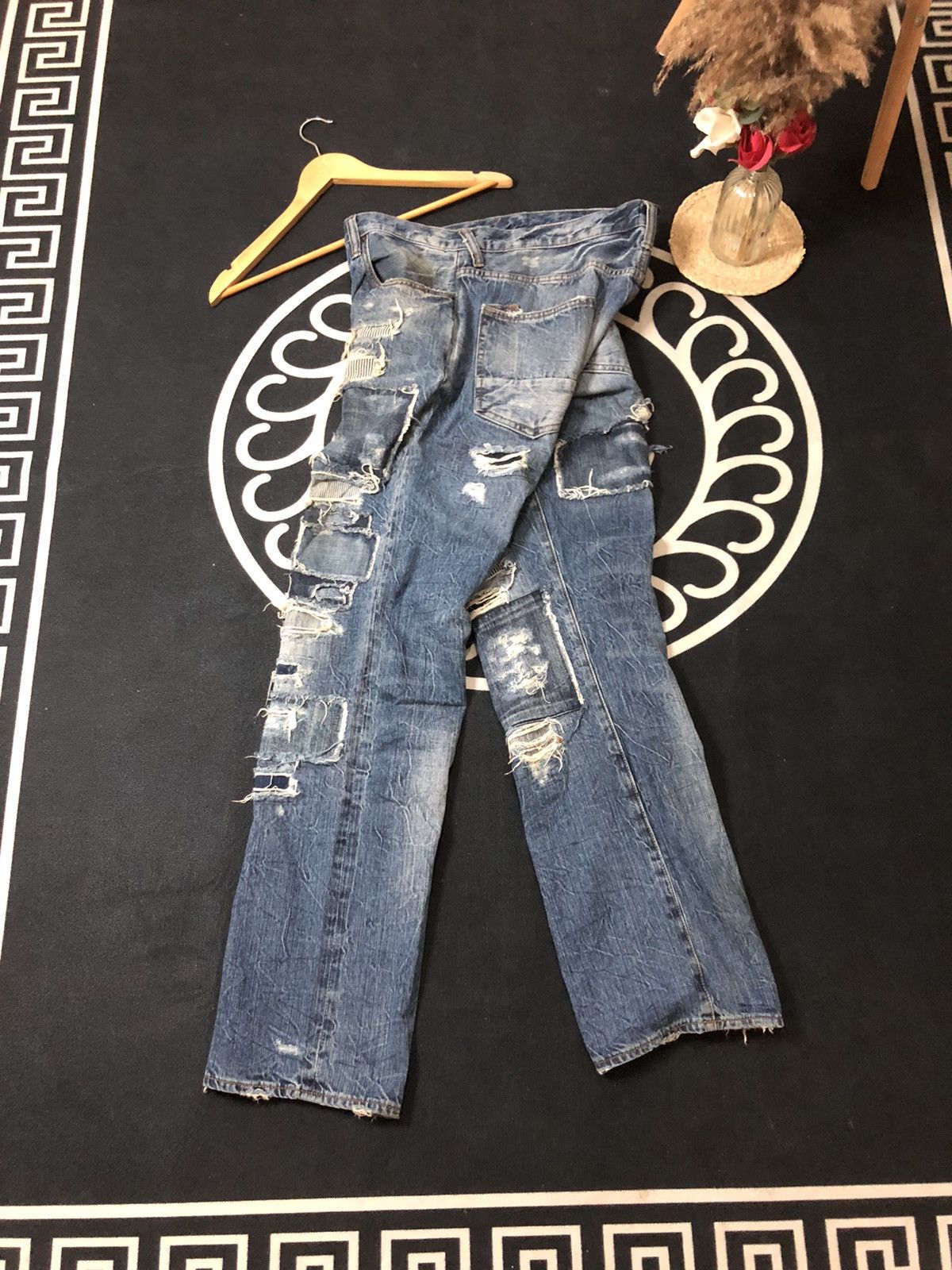 Prps CRAZY PRPS FALL ‘15 BORO PATCHWORK DISTRESSED DENIM Size US 38 / EU 54 - 4 Thumbnail