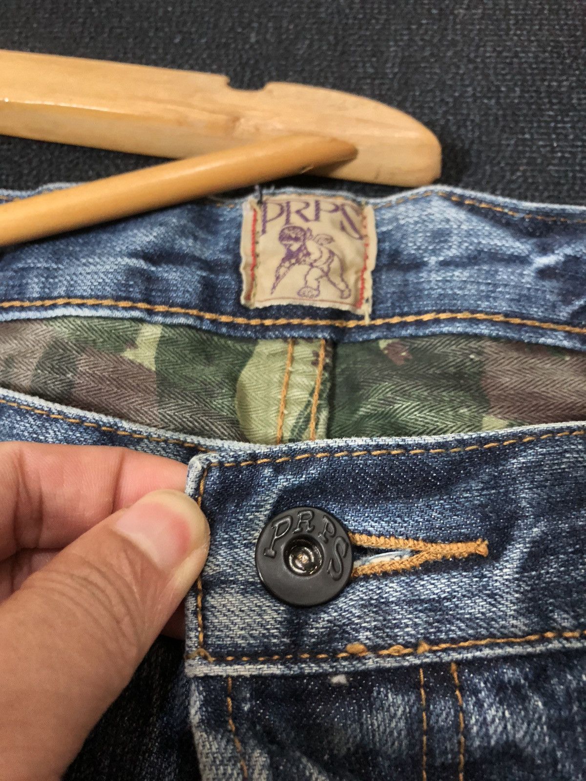 Prps CRAZY PRPS FALL ‘15 BORO PATCHWORK DISTRESSED DENIM Size US 38 / EU 54 - 10 Thumbnail