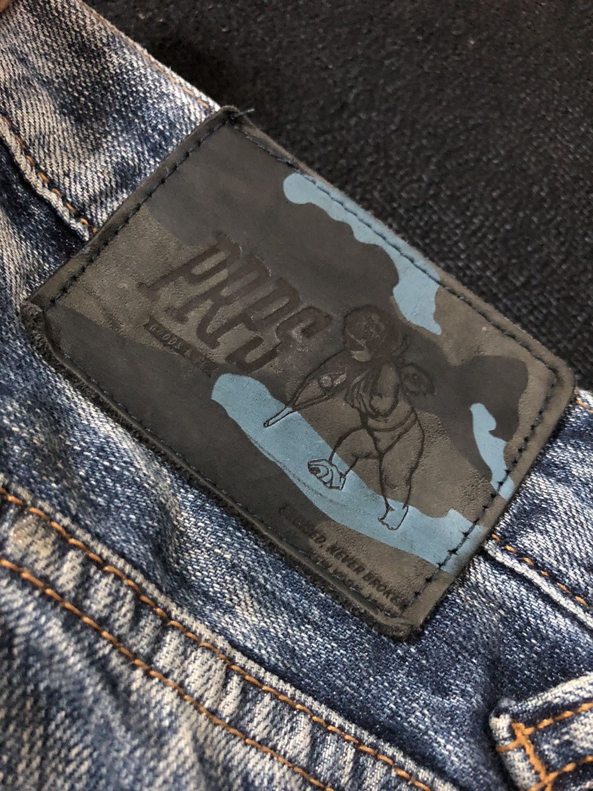 Prps CRAZY PRPS FALL ‘15 BORO PATCHWORK DISTRESSED DENIM Size US 38 / EU 54 - 19 Thumbnail