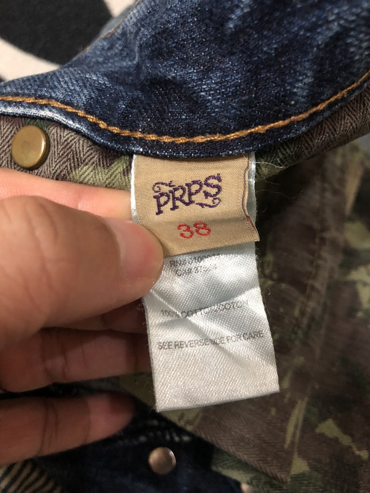 Prps CRAZY PRPS FALL ‘15 BORO PATCHWORK DISTRESSED DENIM Size US 38 / EU 54 - 14 Thumbnail