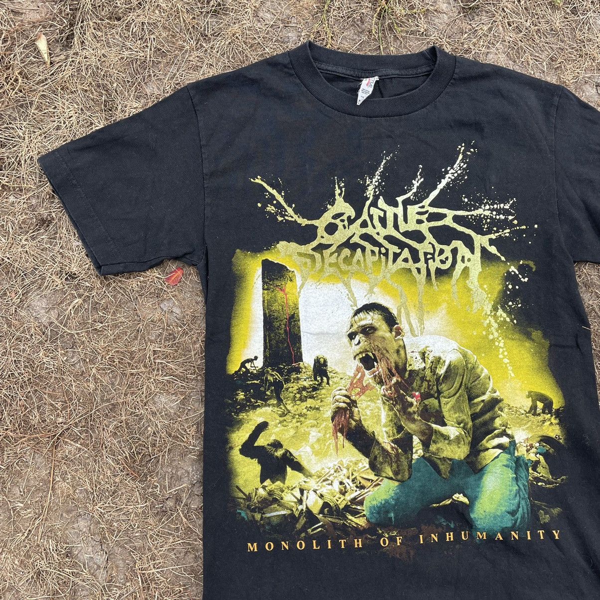 Vintage Y2K Graphic Tee Skull Devil Vamp Dark Grunge Tapered Boxy M Size US M / EU 48-50 / 2 - 2 Thumbnail