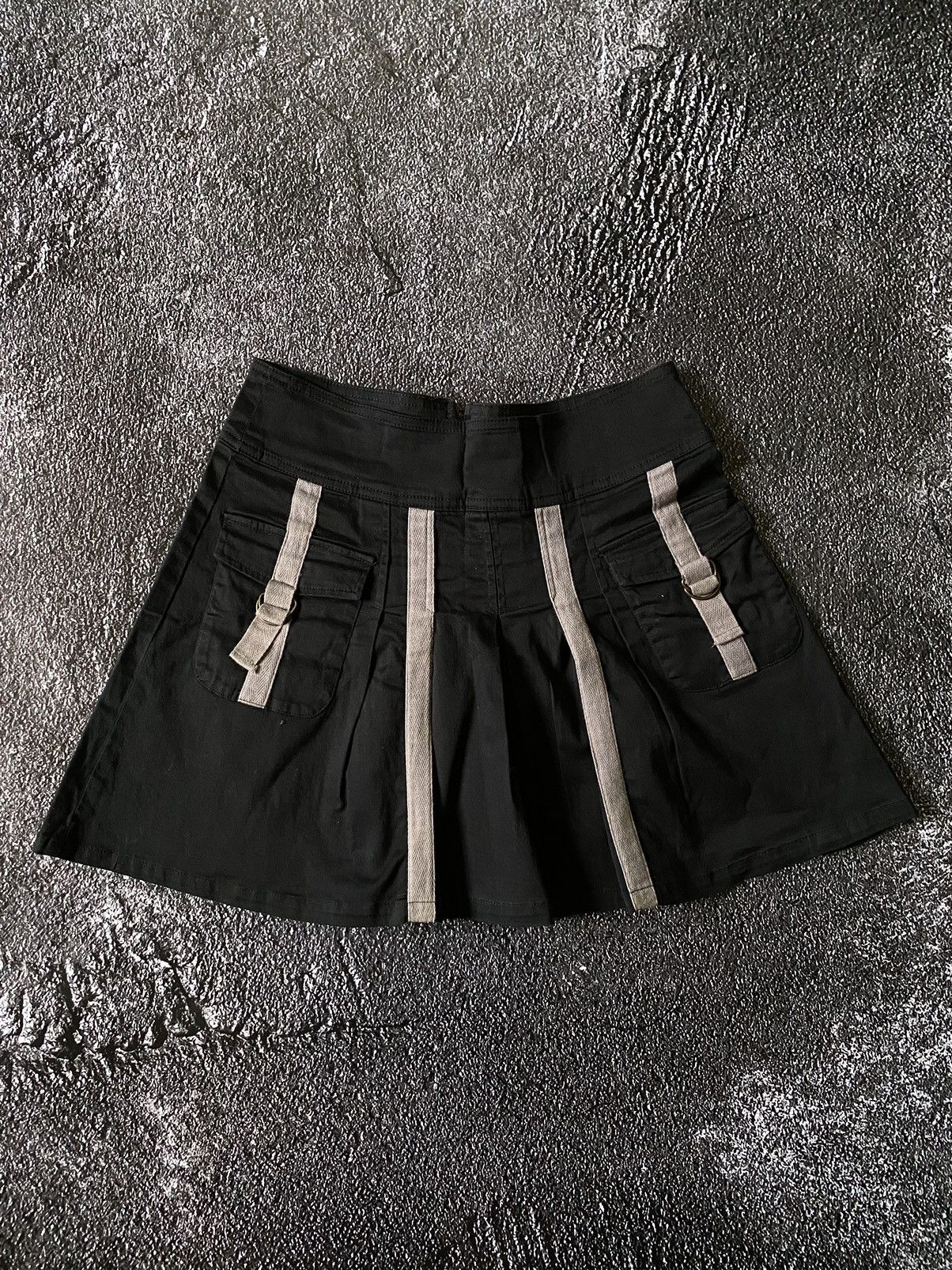 Vintage Vintage Japanese Striped Bondage Retro Skirt Size 28" / US 6 / IT 42 - 1 Thumbnail